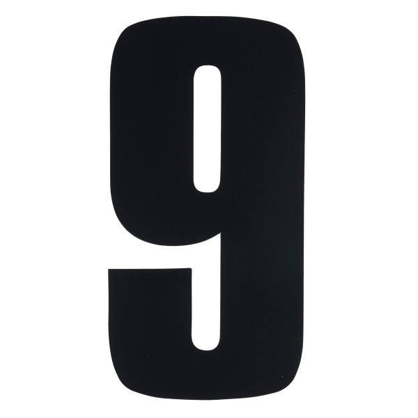 bike it Bike it 8 inch race numbers black - #9